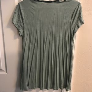 Juicy Couture Tops - Juicy Couture Green Beaded Cut Out Detail T- Shirt Juicy Couture Tops - Juicy Couture Green Beaded Cut Out Detail T- Shirt